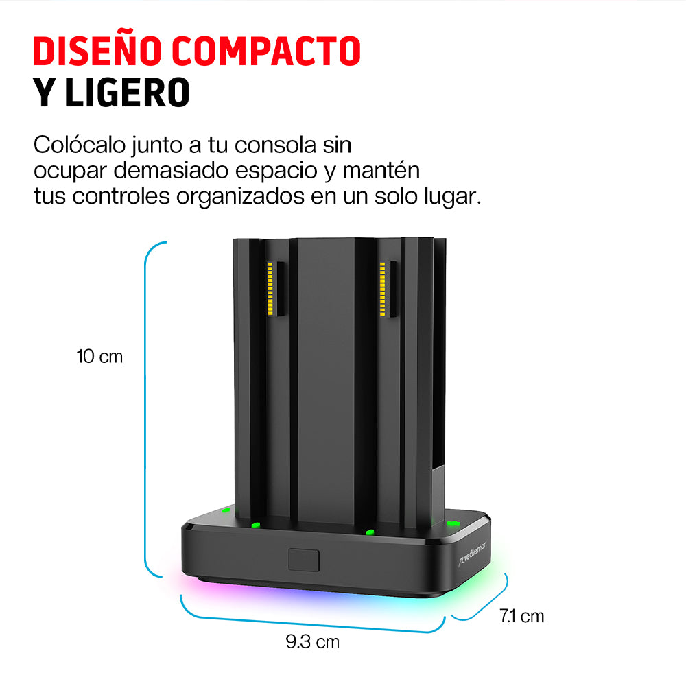 Cargador para Controles Joy-Con de Nintendo Switch 1, 2 y OLED