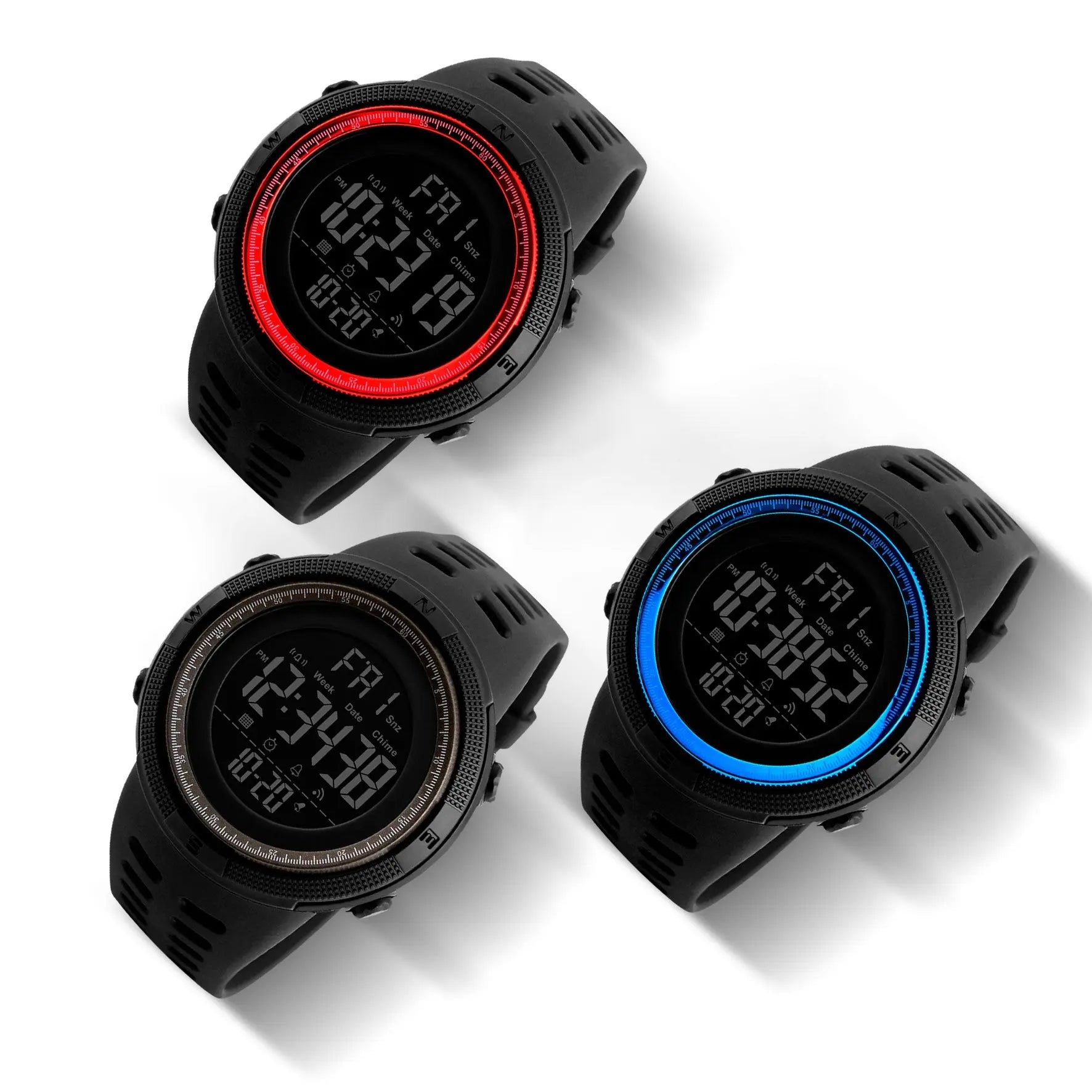 Reloj Deportivo Resistente Agua Digital, Alarma, Cronómetro 1251 Redlemon Technology México