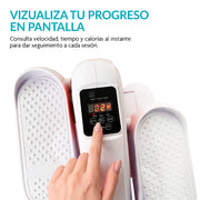 Mini Elíptica Eléctrica para Casa y Oficina, 3 Modos, 6 Velocidades y Control Remoto