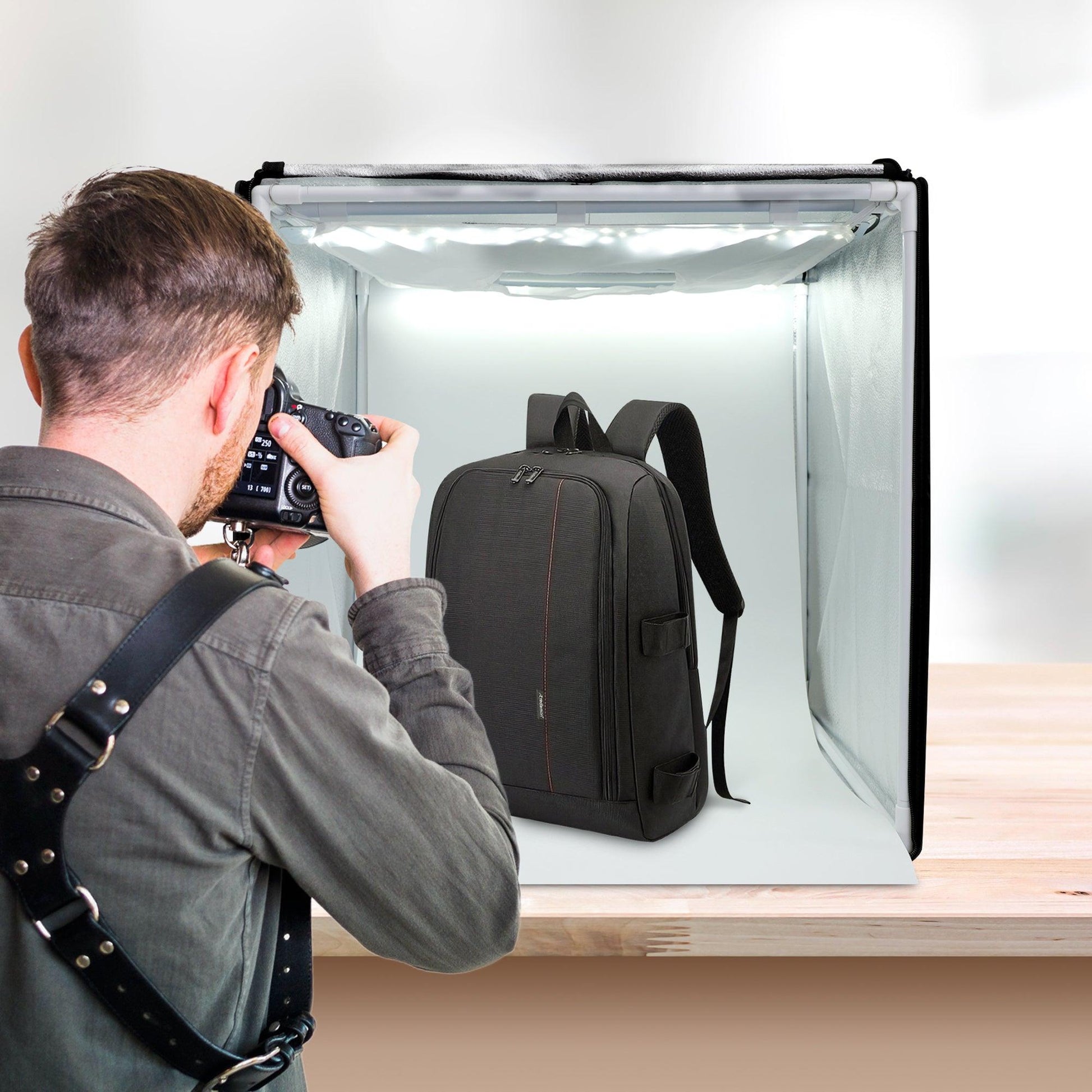 Caja de Luz para Fotografía Profesional Extra Grande (80x80 cms) - Redlemon