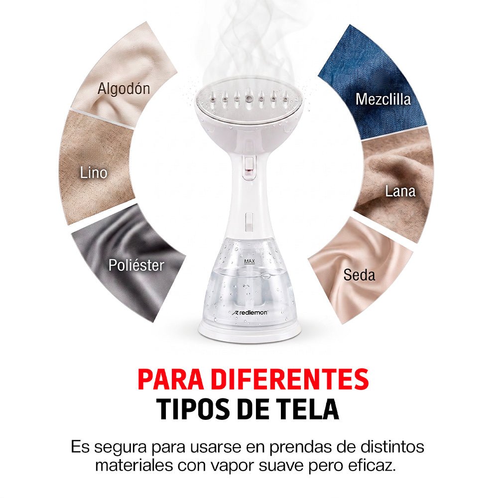 Plancha de Vapor Portátil para Ropa, Vertical y Horizontal, 1500 W, Depósito 300 ml