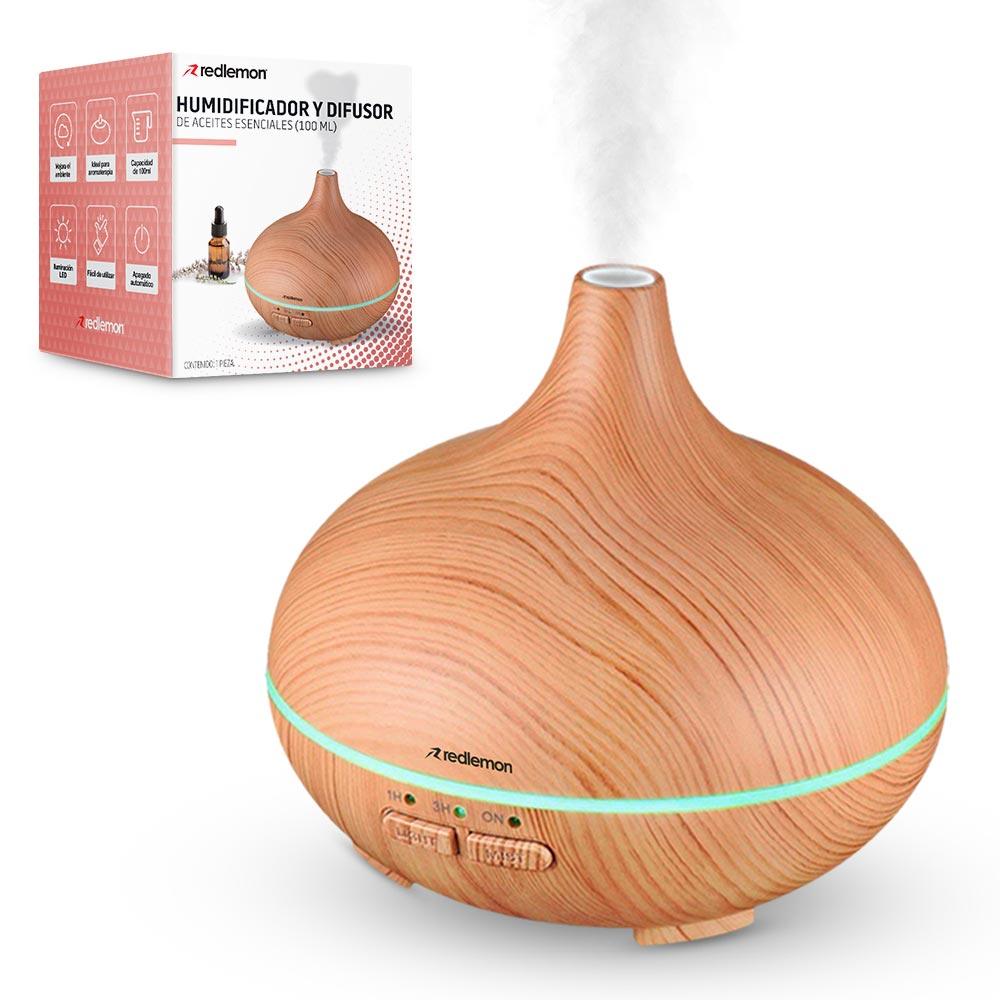 Difusor Aceites Humidificador Aromaterapia 100 Ml - Redlemon