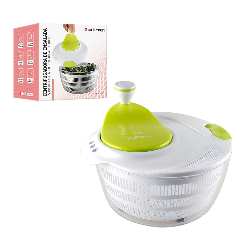 Centrifugadora de Ensalada con Escurridor Integrado 4 Litros - Redlemon