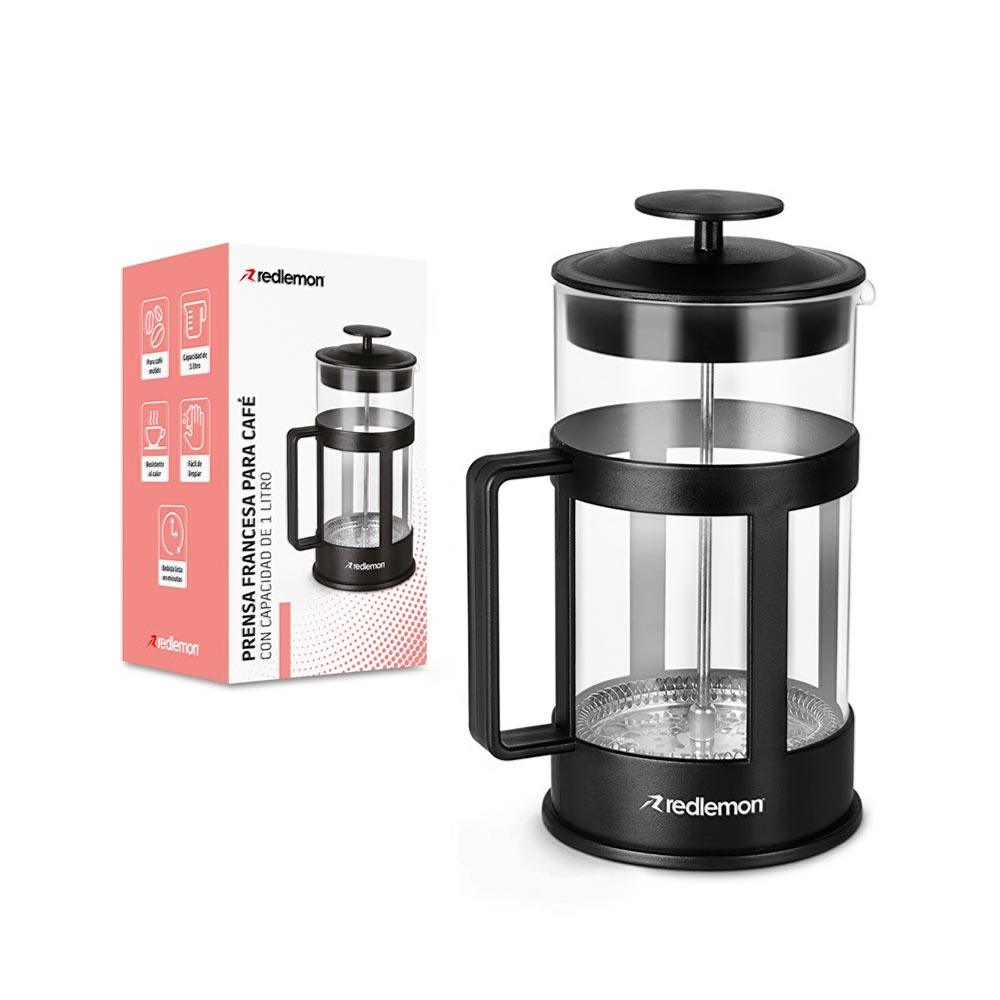 Prensa Francesa de Vidrio Émbolo para Café Y Té 1 L