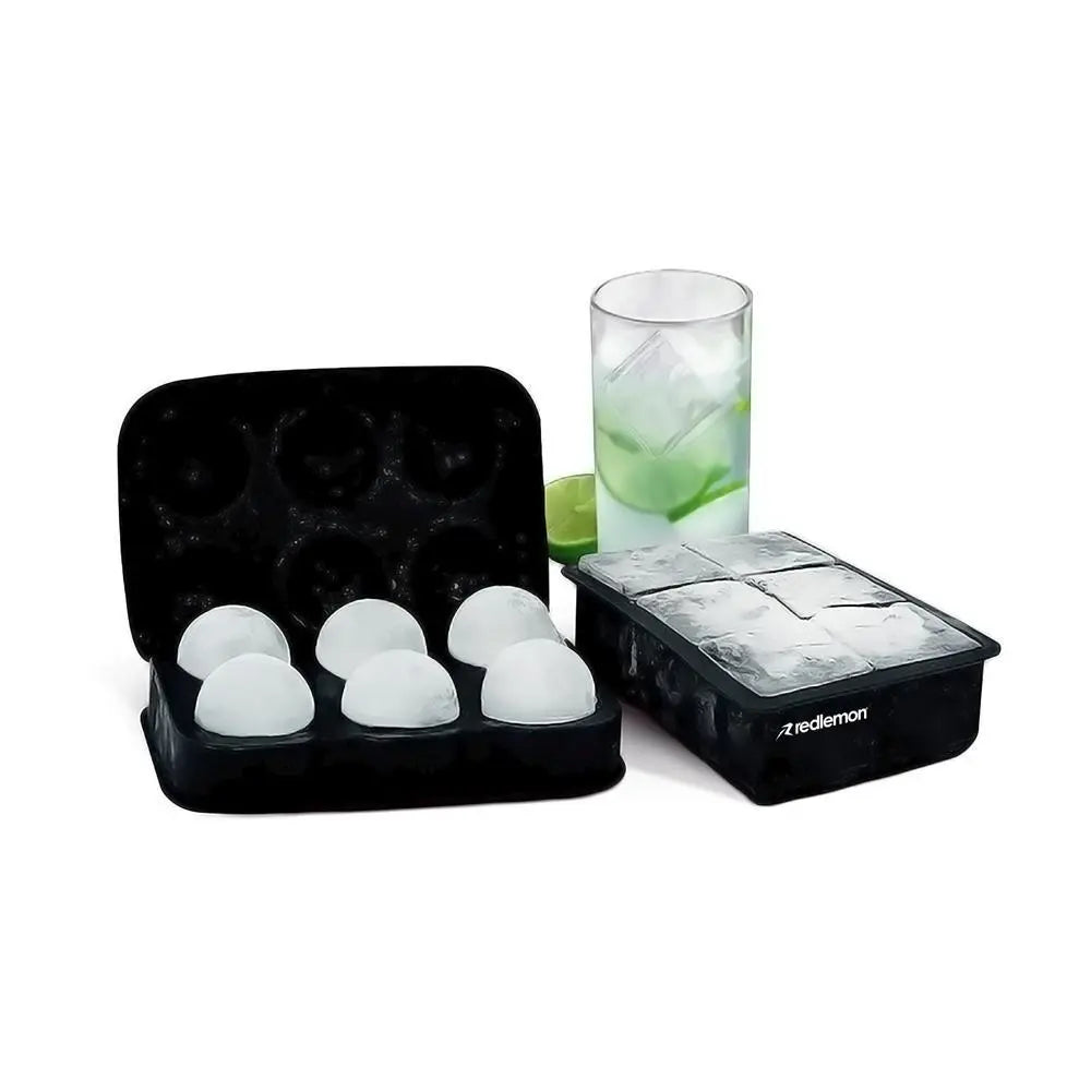 Molde para Hielos Con Forma de Esferas y Cubos 2 Pz - Redlemon