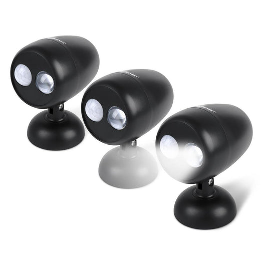 Luces LED con Sensor de Movimiento Cabezal Ajustable (3 pz) - Redlemon