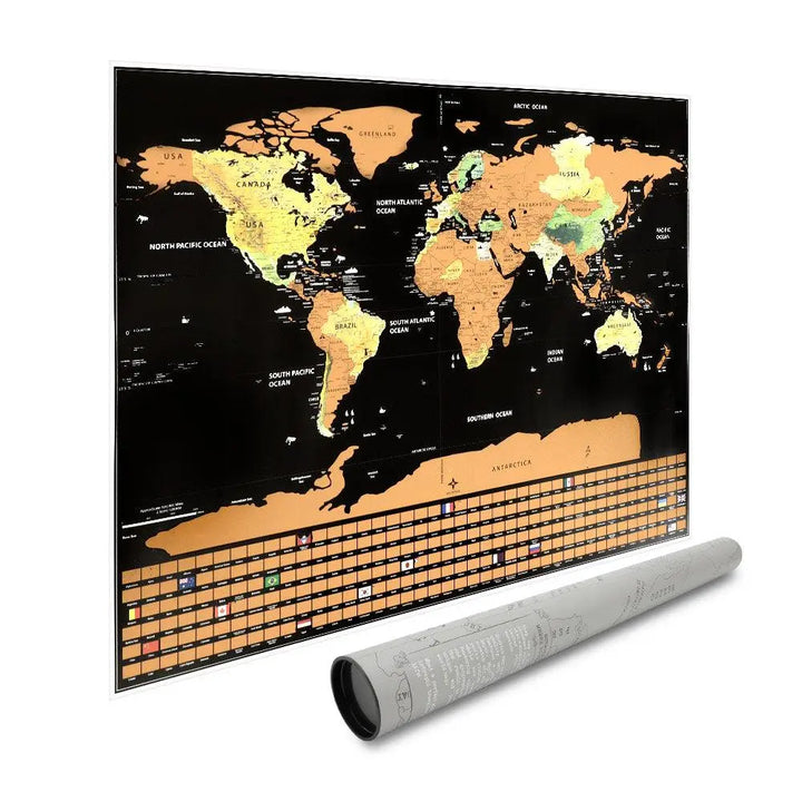 Mapa Mundi para Rascar - Liquidaciones de stocks