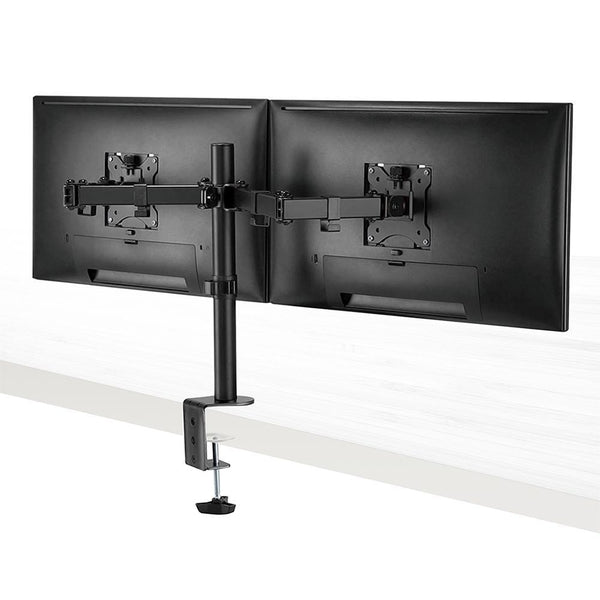 Soporte para 2 Monitores de 13” a 32” con Base para Escritorio - Redlemon