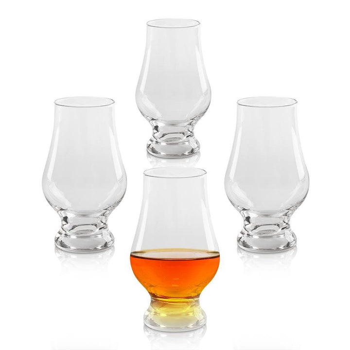 Copas de Vidrio para Whiskey Tequila Bourbon 4 Piezas - Redlemon