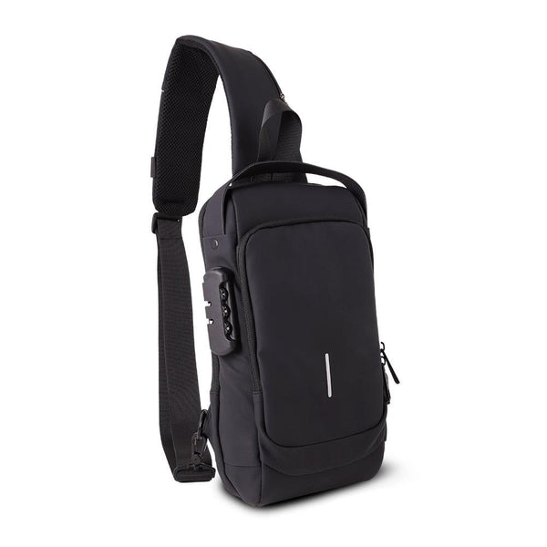 Mochila Antirrobo Mini Impermeable Crossbody con Puerto USB - Redlemon