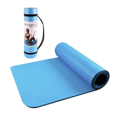 Tapete para Yoga Pilates con Correa para Transportar, 9mm, Ideal para Ejercicio