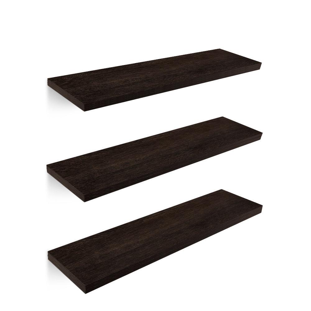 Repisas Flotantes de Madera 3 Piezas de 50x15 cm - Redlemon