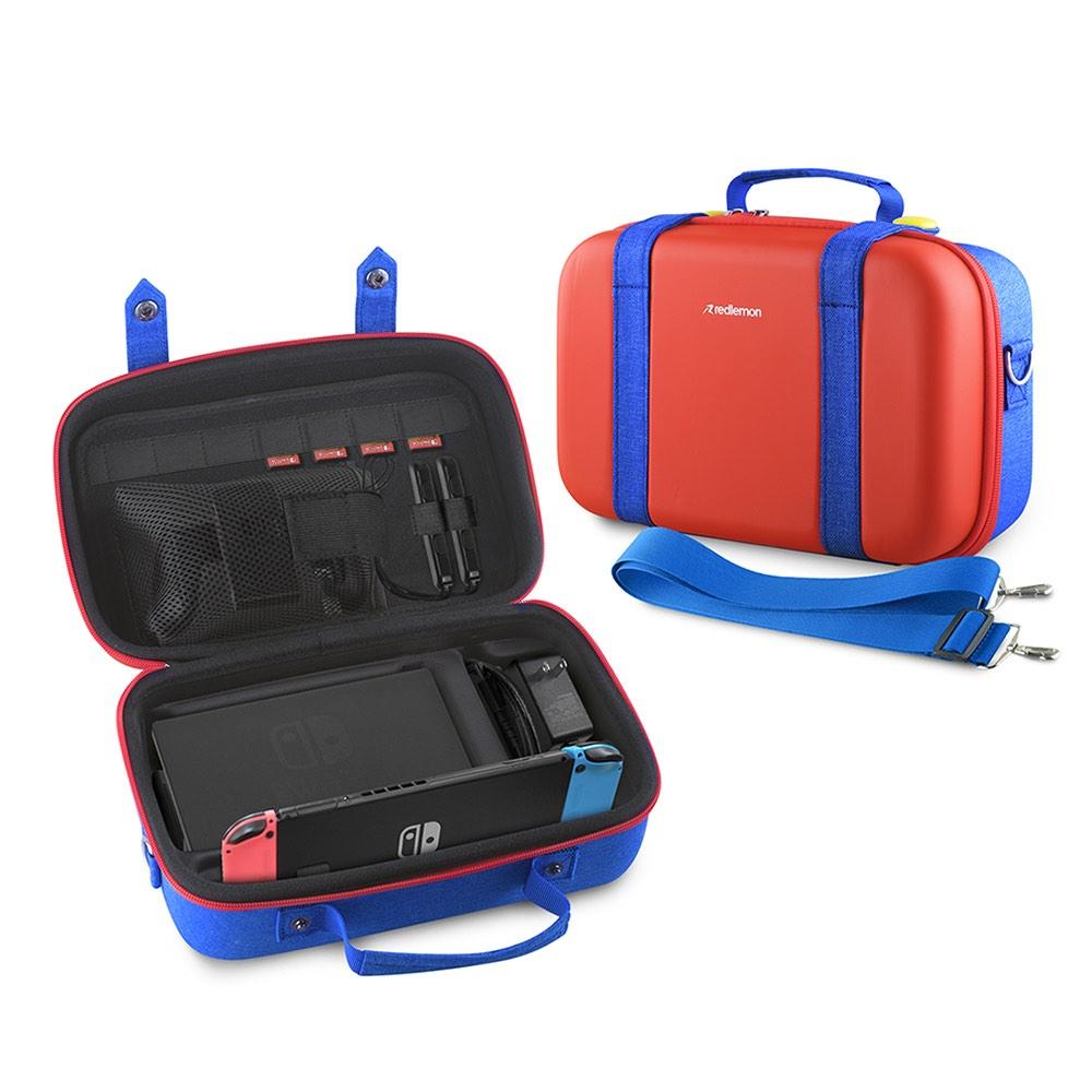 Funda para Nintendo Switch y Modelo OLED Rígida Portátil Redlemon