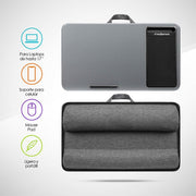Mesa para Laptop Ergonómica con Soporte para Celular y Mouse Pad - Redlemon