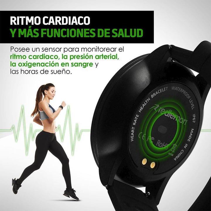 Smartwatch Reloj Inteligente Resistente al Agua Mod. W90 - Redlemon