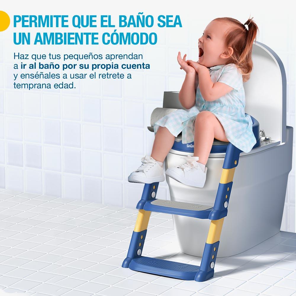 Asiento de Entrenamiento para Baño para Niños con Escalera Plegable - Redlemon
