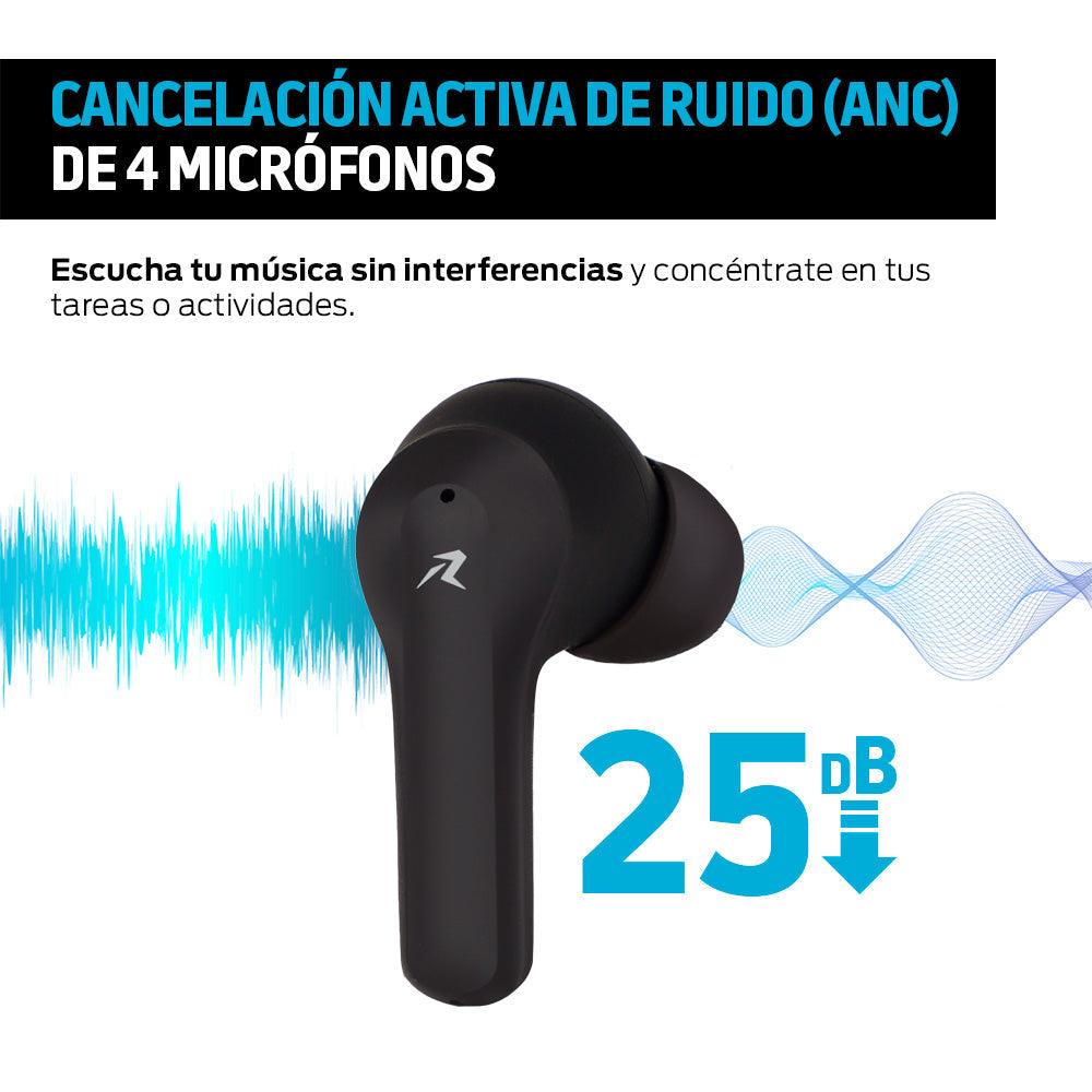 Audífonos Inalámbricos Bluetooth Cancelación de Ruido ANC 25dB