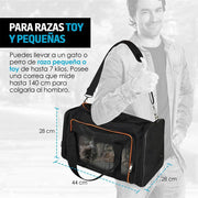 Transportadora para Perro y Gato Razas Pequeñas Para Viaje - Redlemon