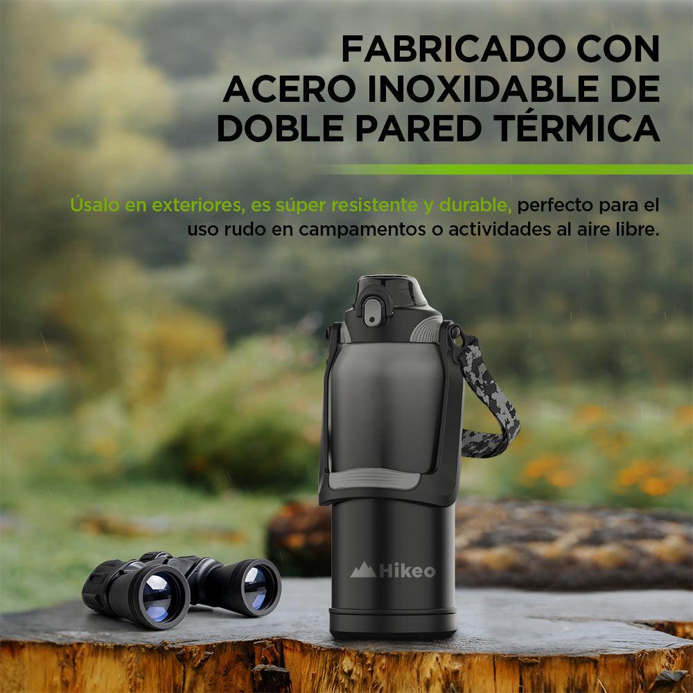 Termo para Agua de 2 Litros de Acero Inoxidable Ultra Resistente Hikeo - Redlemon