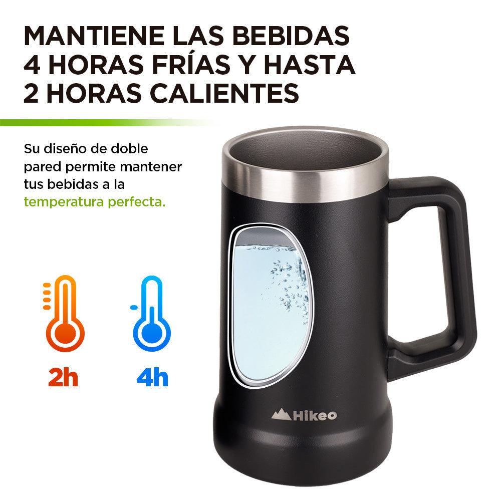 Tarro Cervecero de Acero Inoxidable 2 Piezas de 730 ml Hikeo - Redlemon