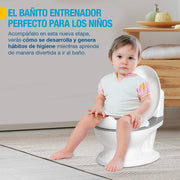 Bañito Entrenador para Niños con Sonido Realista de Agua Shimy - Redlemon