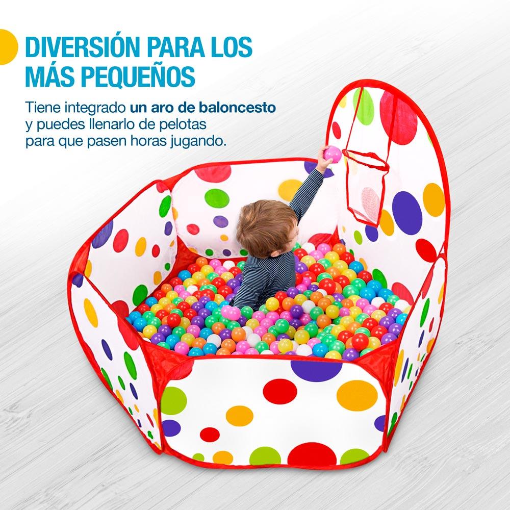 Corral para Bebé y Niño Plegable con Canasta de Basket - Redlemon