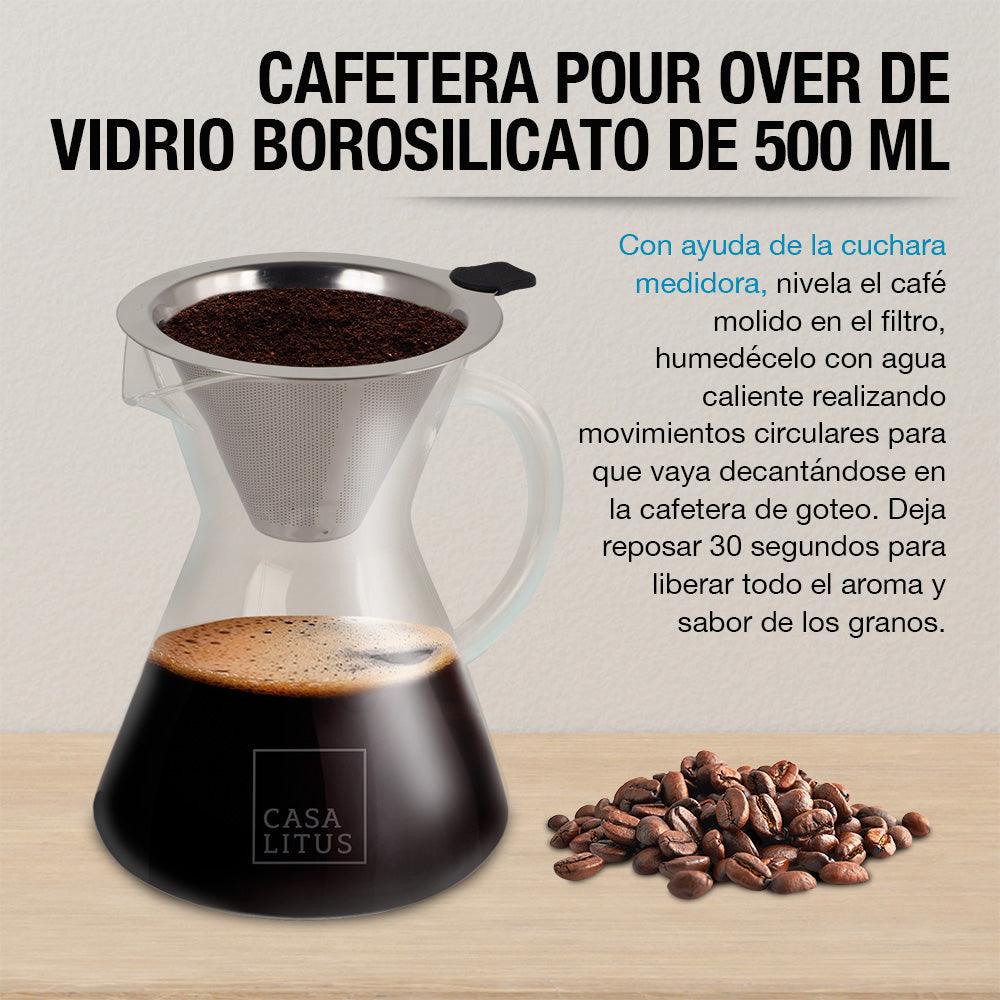 Caja Regalo para Café: Cafetera de Goteo, Jarra, Molino y Cuchara - Redlemon
