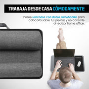 Mesa para Laptop Ergonómica con Soporte para Celular y Mouse Pad - Redlemon