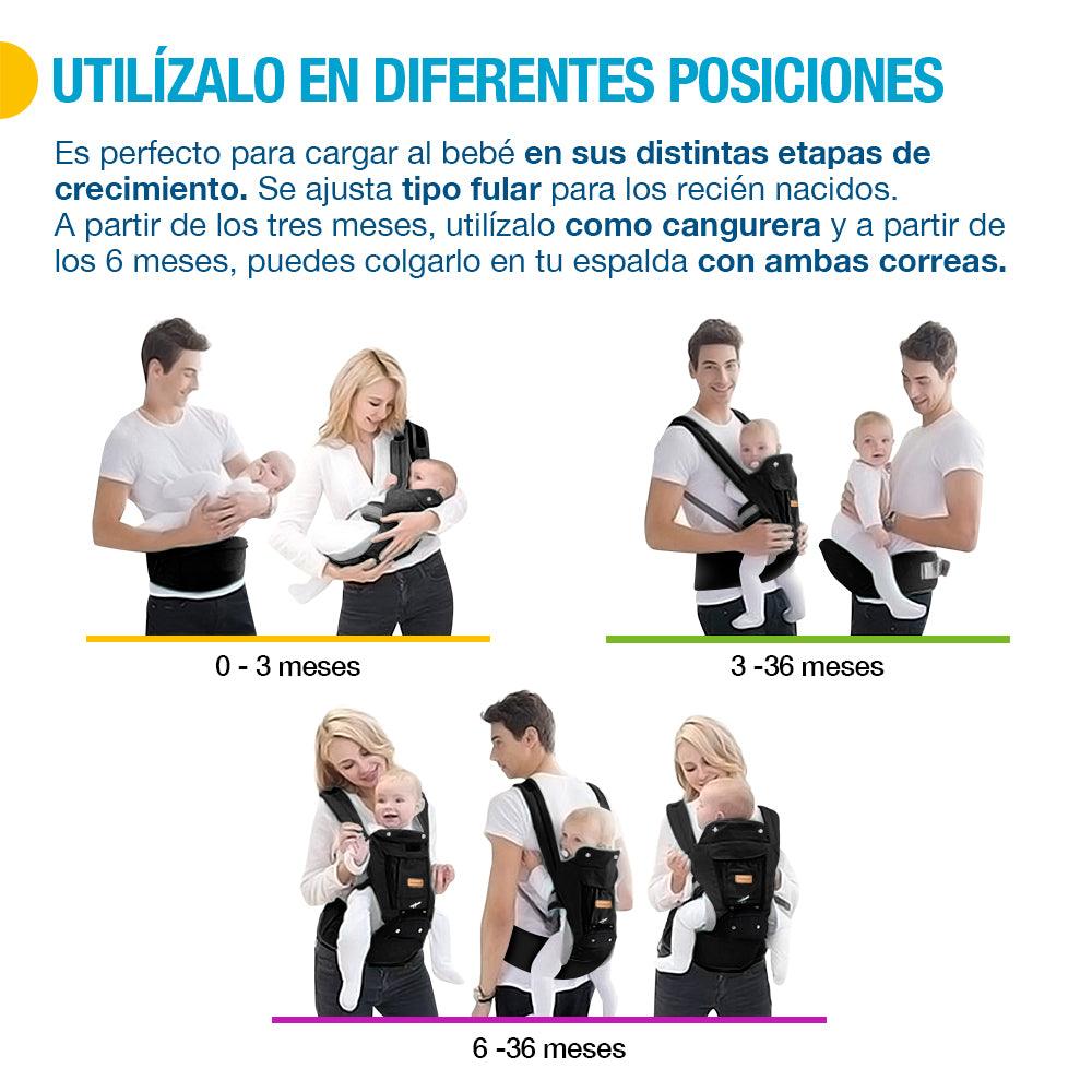 Como Cargar Al Bebe Redlemon Canguro Para Bebe Ergonómico