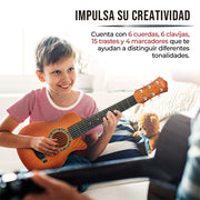 Guitarra para Niños de 4 a 12 años con Correa Ajustable - Redlemon