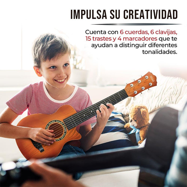 Guitarra para Niños de 4 a 12 años con Correa Ajustable - Redlemon