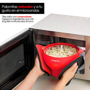 Palomera para Microondas de Silicón Sin Aceite 15 Tz - Redlemon