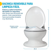 Bañito Entrenador para Niños con Sonido Realista de Agua Shimy - Redlemon