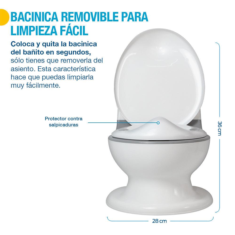 Bañito Entrenador para Niños con Sonido Realista de Agua Shimy - Redlemon