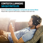 Audífonos Tipo Diadema Sonido HD Plegables Aux. 3.5mm - Redlemon