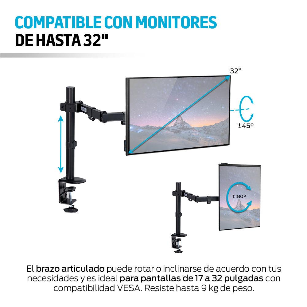 Soporte para Monitor de Hasta 32” Pulgadas Universal - Redlemon