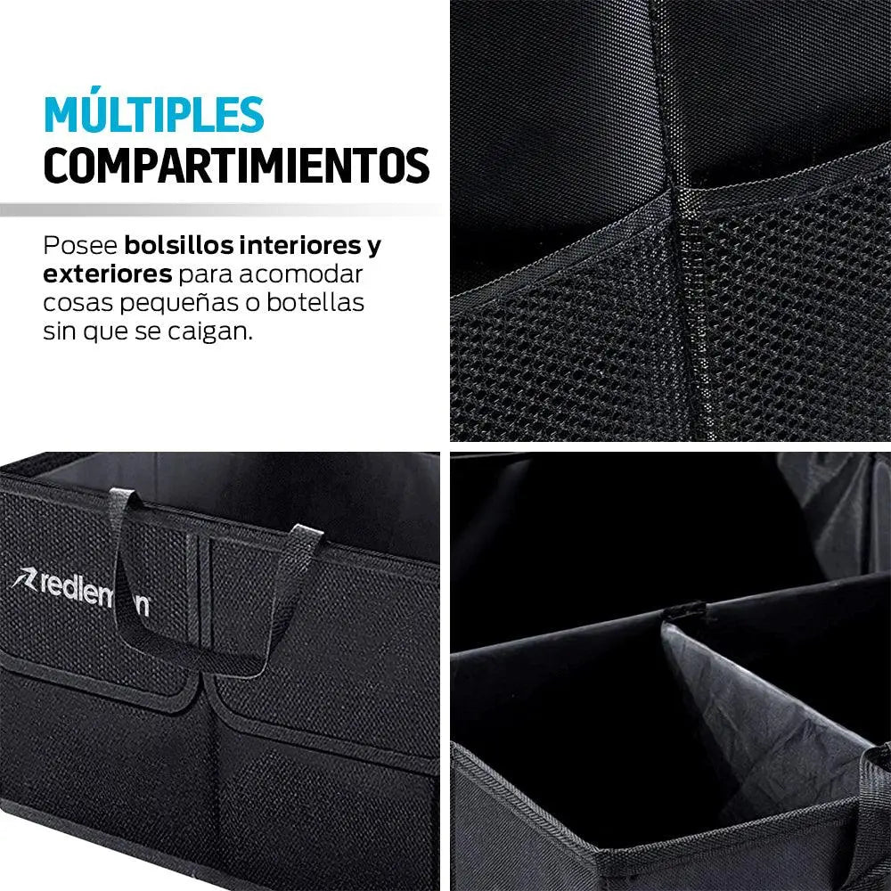 Organizador para Cajuela de Auto Plegable e Impermeable - Redlemon