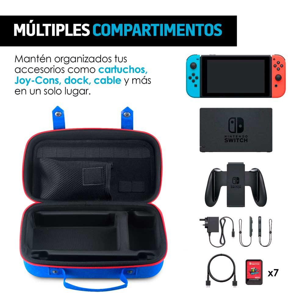 Funda para Nintendo Switch y Modelo OLED Rígida Portátil - Redlemon