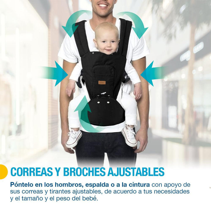 Canguro Para Bebé con Soporte para Cintura (0-3 Años) - Redlemon