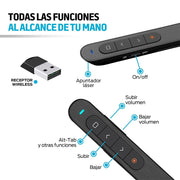 Apuntador Láser y Presentador Inalámbrico USB Universal - Redlemon