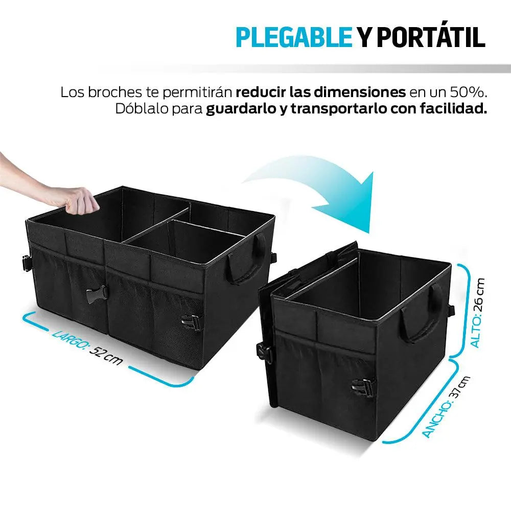 Organizador para Cajuela de Auto Plegable e Impermeable - Redlemon