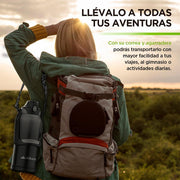 Termo para Agua de 2 Litros de Acero Inoxidable Ultra Resistente Hikeo - Redlemon