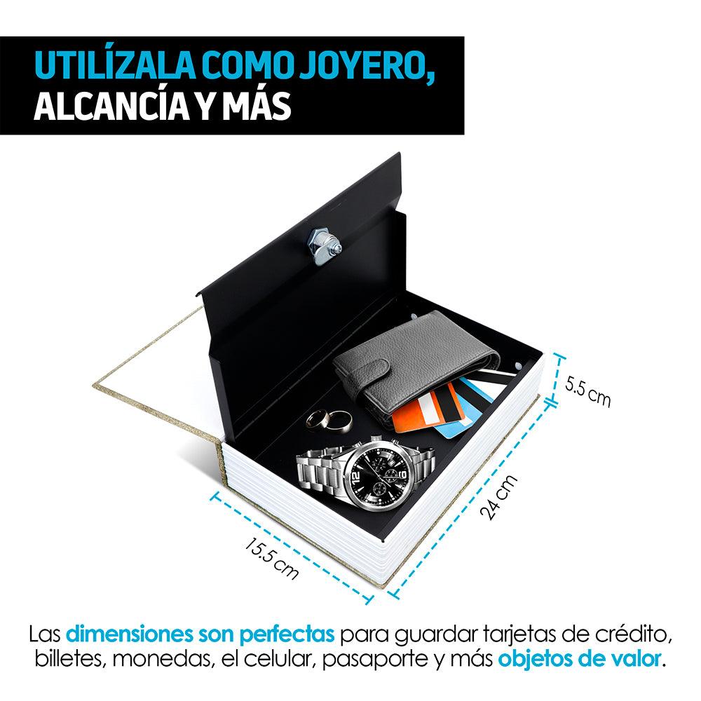 Caja Fuerte en Forma de Libro Falso para Dinero y Joyas - Redlemon