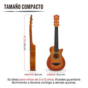 Guitarra para Niños de 4 a 12 años con Correa Ajustable - Redlemon