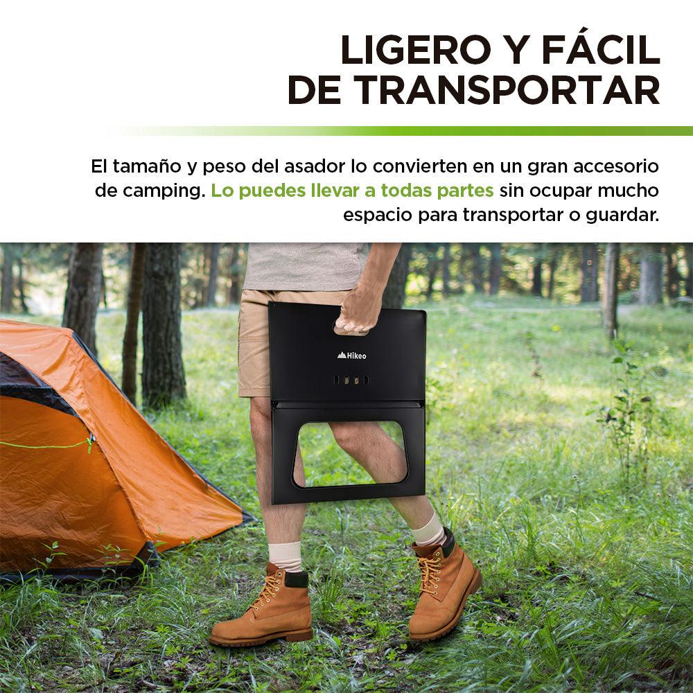 Asador de Carbón Portátil Plegable para Carne Asada Parrillada - Redlemon