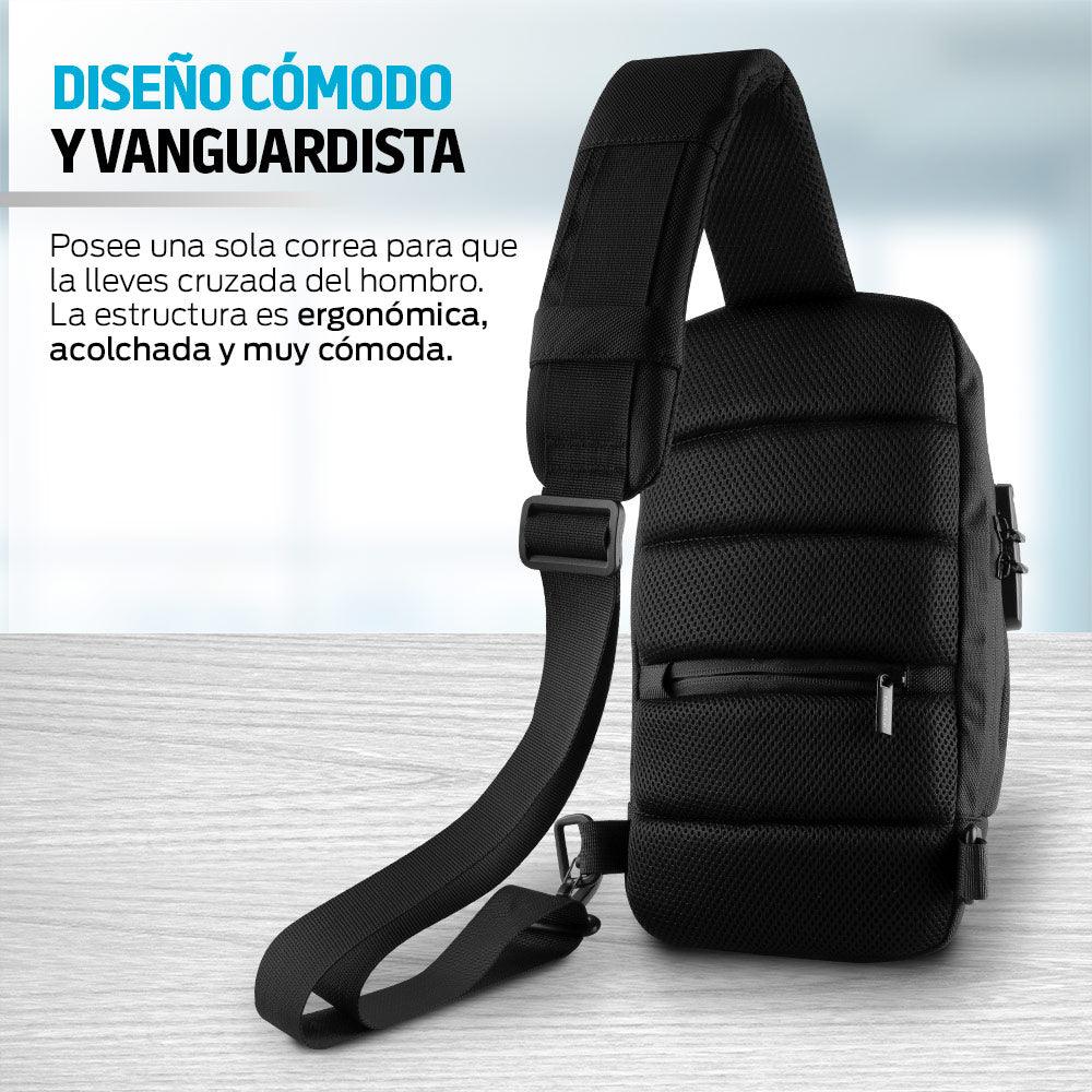 Mochila Antirrobo Mini con Candado y Puerto USB - Redlemon