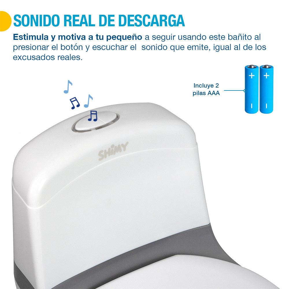 Bañito Entrenador para Niños con Sonido Realista de Agua Shimy - Redlemon