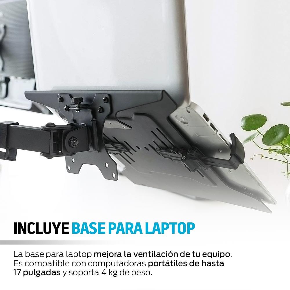 Soporte para Monitor y Laptop Ajustable para Escritorio - Redlemon