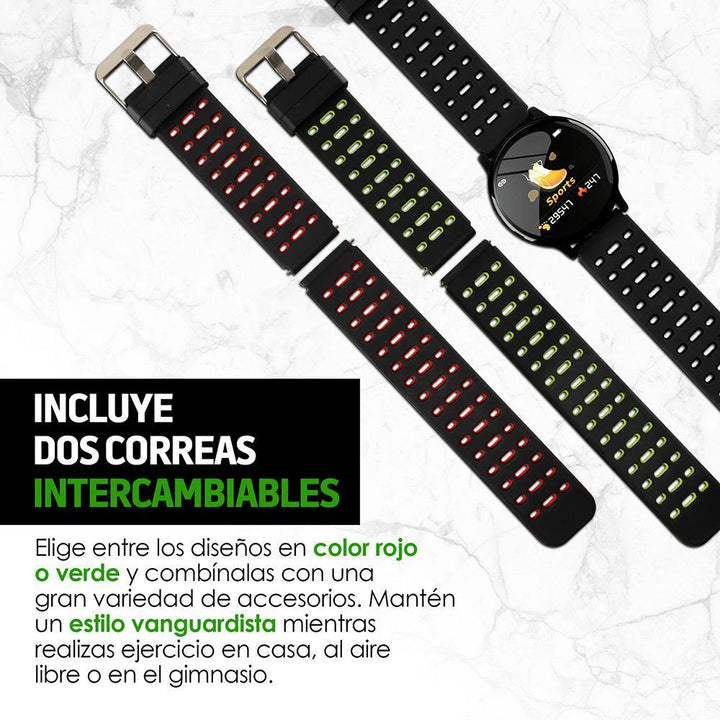Smartwatch Reloj Inteligente Resistente al Agua Mod. W90 - Redlemon