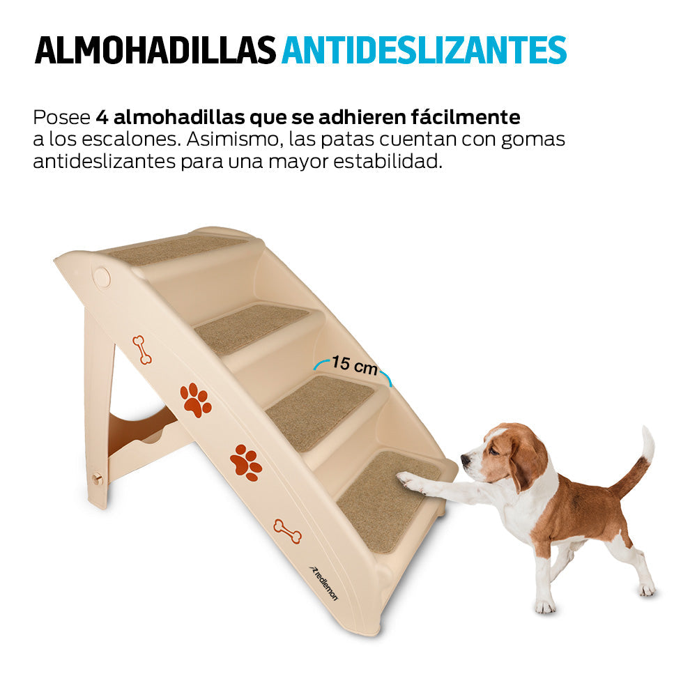 Escalera Plegable para Perro con Escalones Antideslizantes Redlemon Technology México